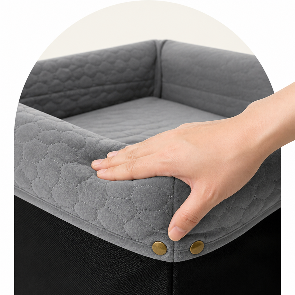 Non-Slip Memory Foam & Adjustable Straps Booster Seat (Removable Cover)