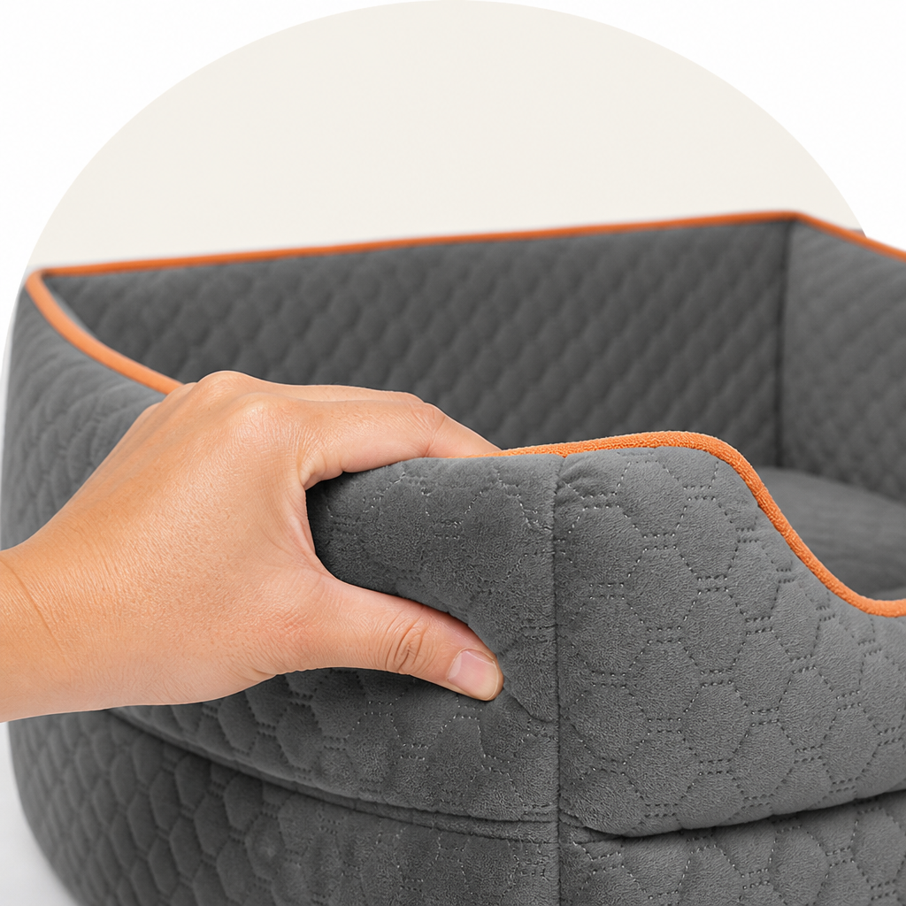 Thick Padded Dog Booster Seat (Removable & Washable Cover)