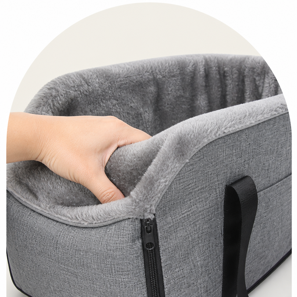 Buckle-Secure & Portable Polyester Pet Car Seat