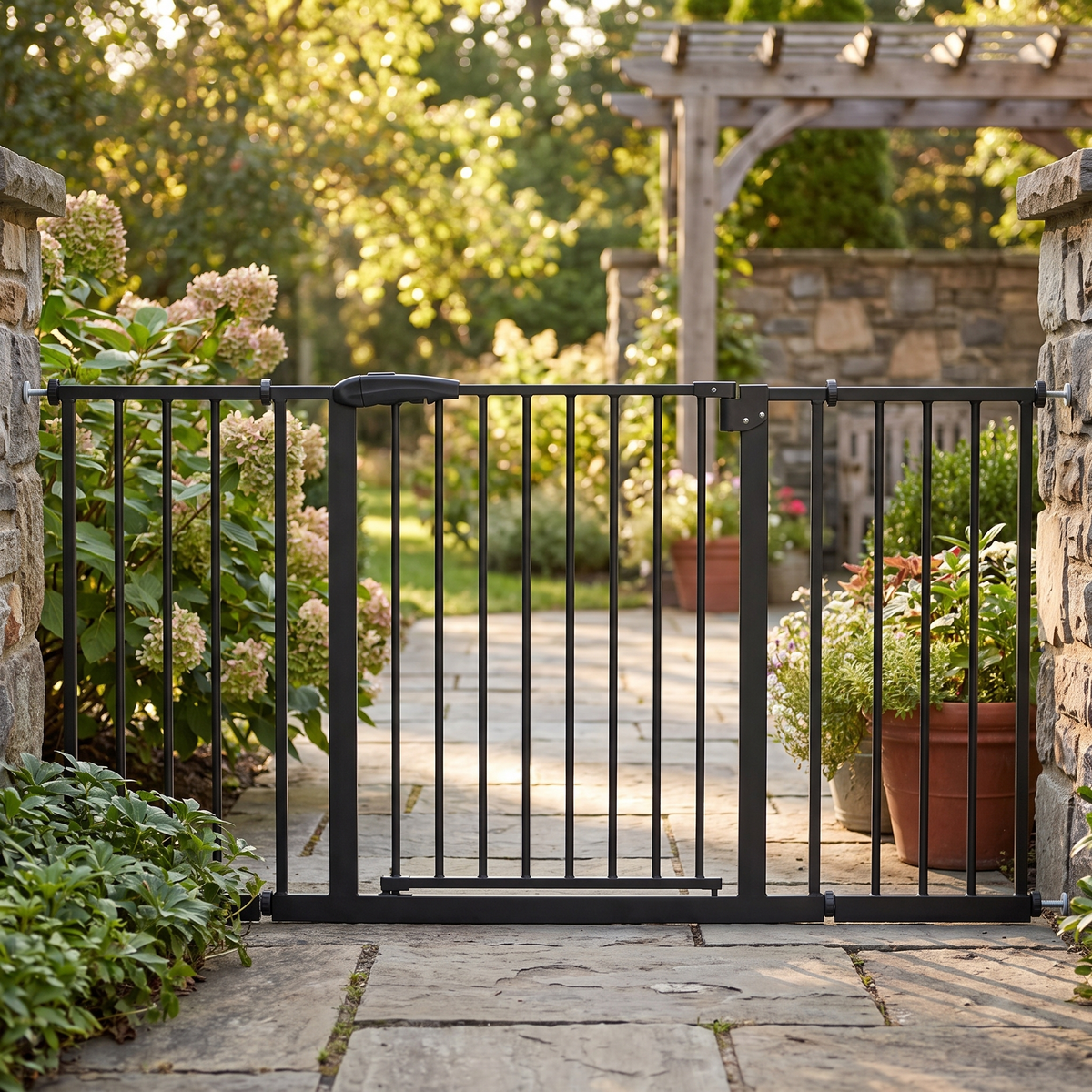 The Sentinel — Steel Outdoor Dog Gate