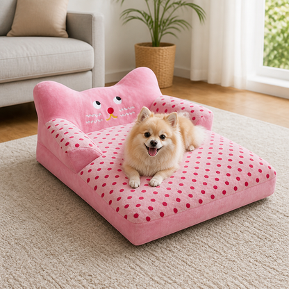 Calming Washable & Non-Slip Sofa Bed (Removable Cover)