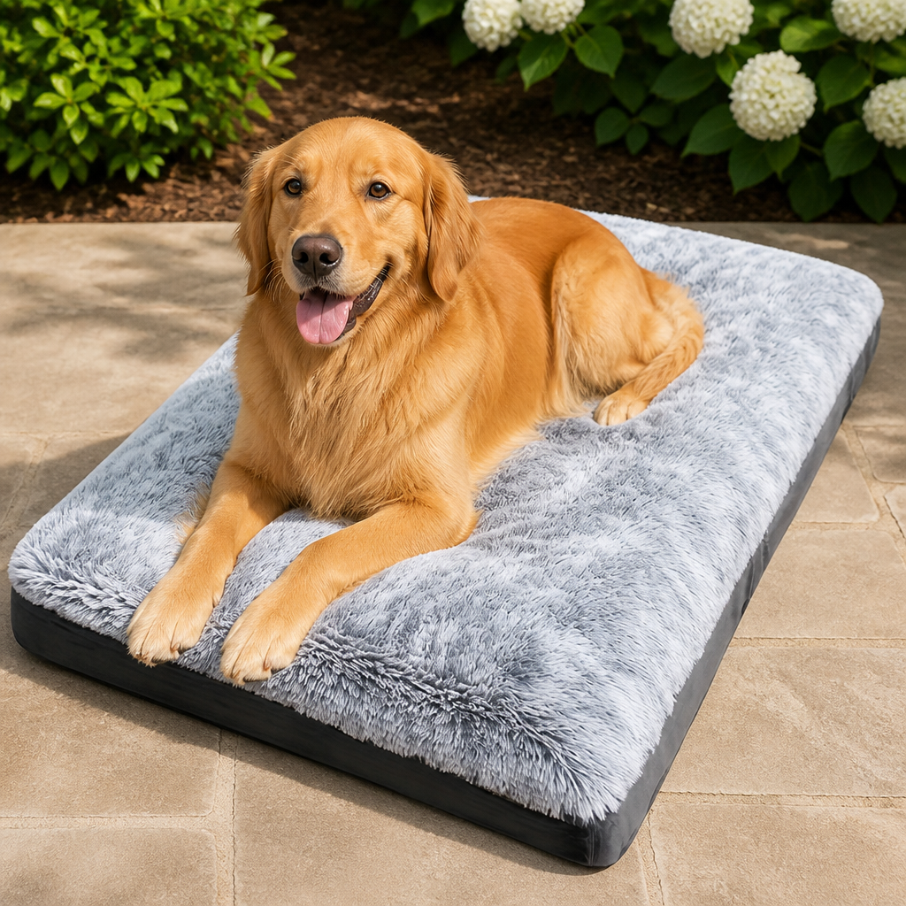 Warm Polyester Fiber Dog Bed (Pre-Assembled)