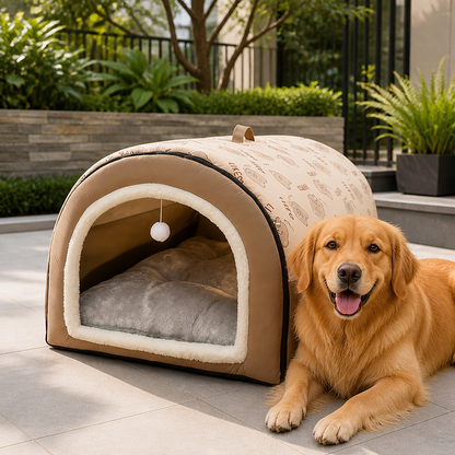 Ultra-Large Semi-Enclosed Dog House (Removable & Washable)