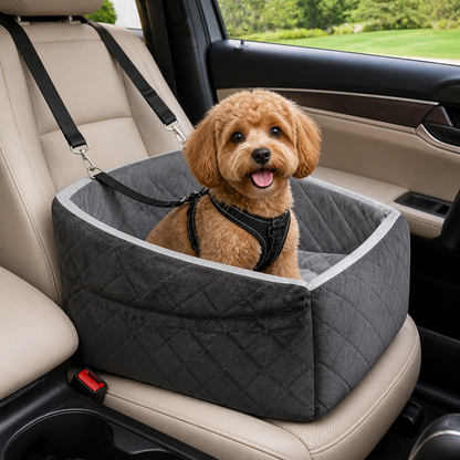 Washable Plush & Non-Slip Car Seat Booster