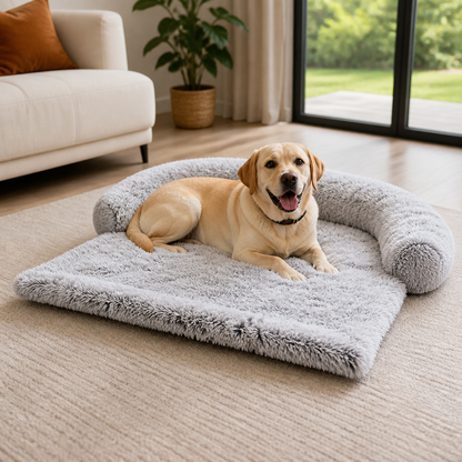 Plush Neck Pillow Pet Sofa Bed (Removable Cover)
