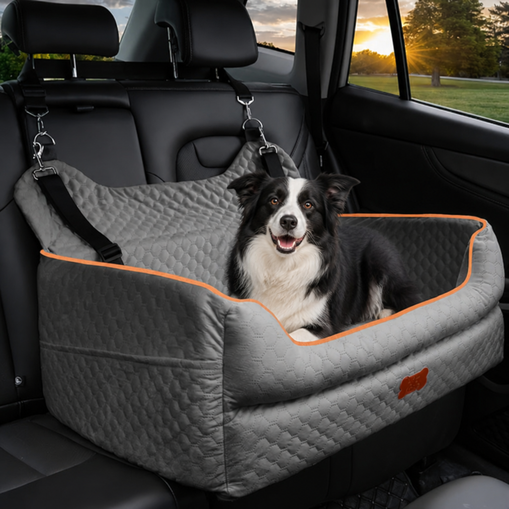 Memory Foam & Washable Cover Car Booster Seat