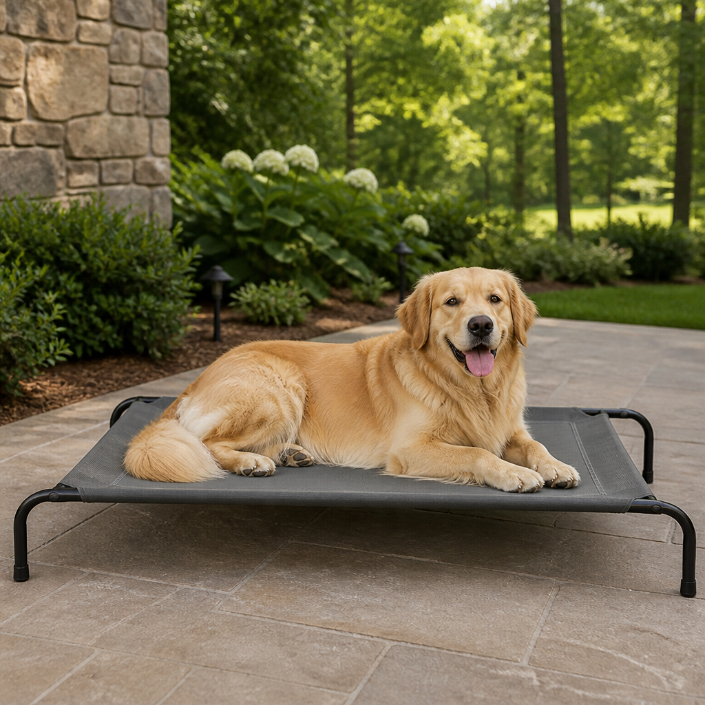 Cooling Breathable Mesh Elevated Dog Bed