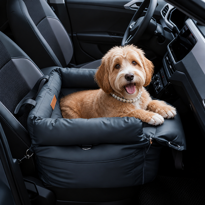 Chew-Resistant & Washable Dog Car Seat