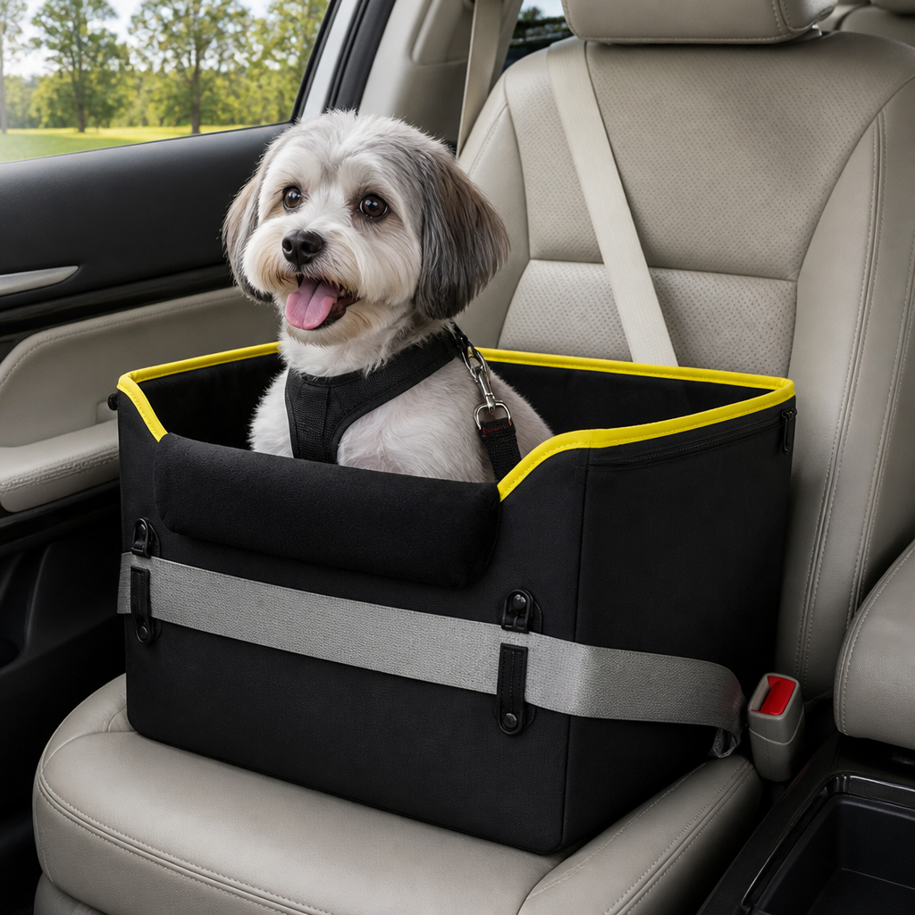Patent Safe Buckles & Clip-On Leash Booster Seat