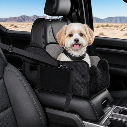 Breathable Mesh & Cushion Center Console Booster Seat