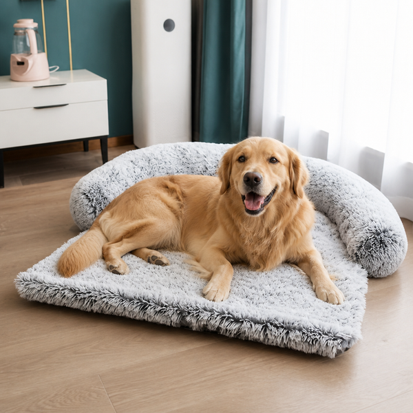 Plush Neck Pillow Pet Sofa Bed (Removable Cover)