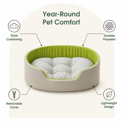 Four Seasons Thick Polyester Dog Bed