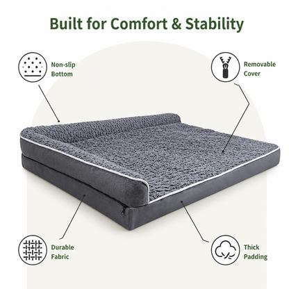 Non-Slip & Removable Cover Dog Sofa Bed