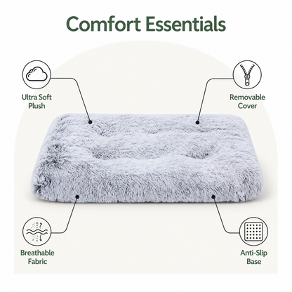 Cozy Plush & Detachable Cover Dog Bed