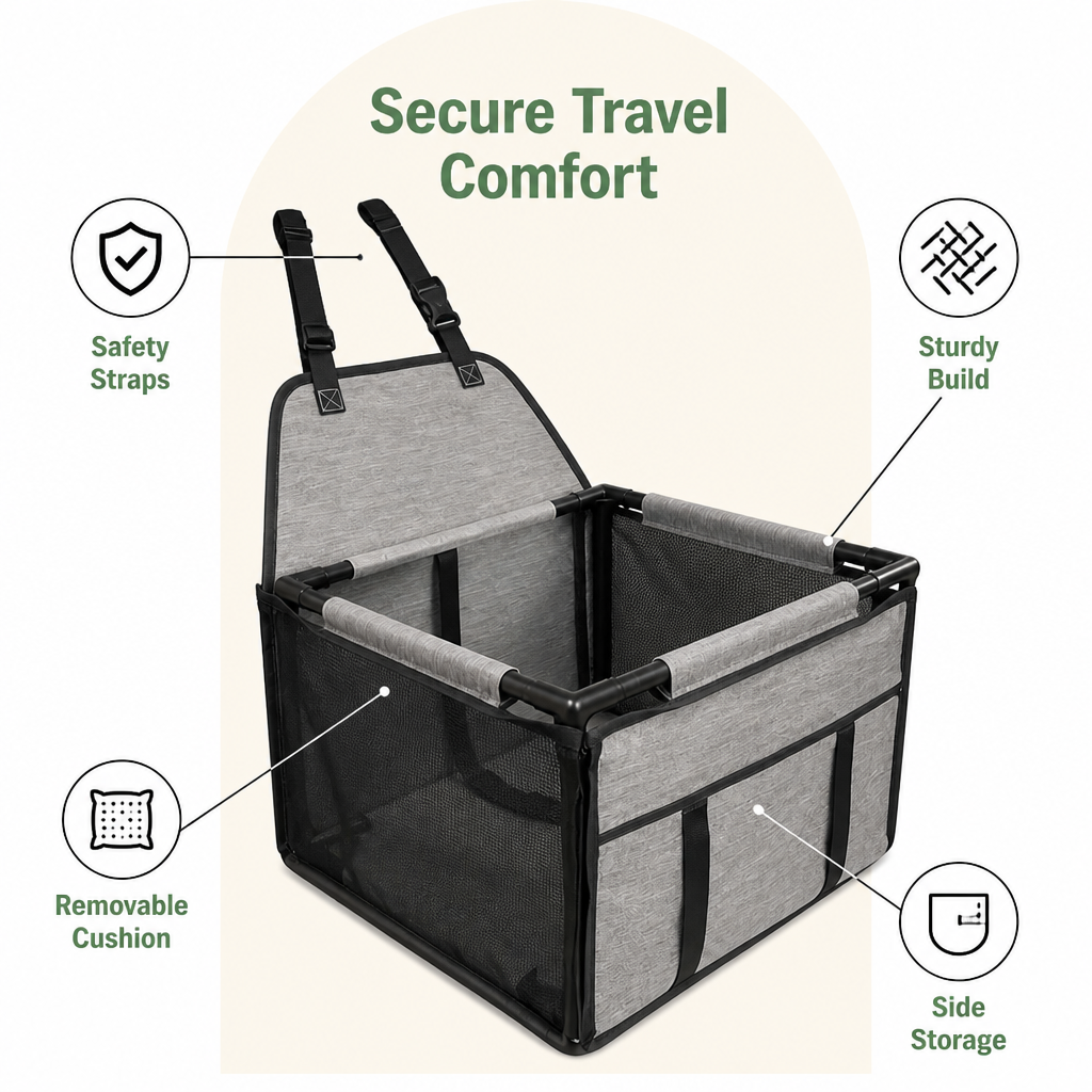 Seat-Belted Removable Cushion Booster Seat