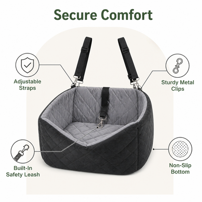 Washable Plush & Non-Slip Car Seat Booster