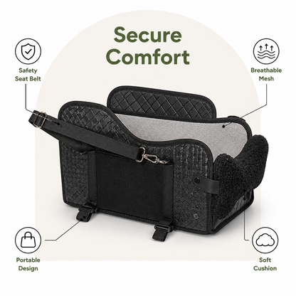 Breathable Mesh & Cushion Center Console Booster Seat