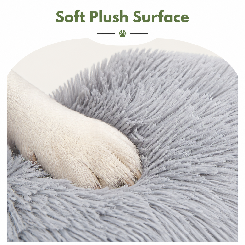Cozy Plush & Detachable Cover Dog Bed