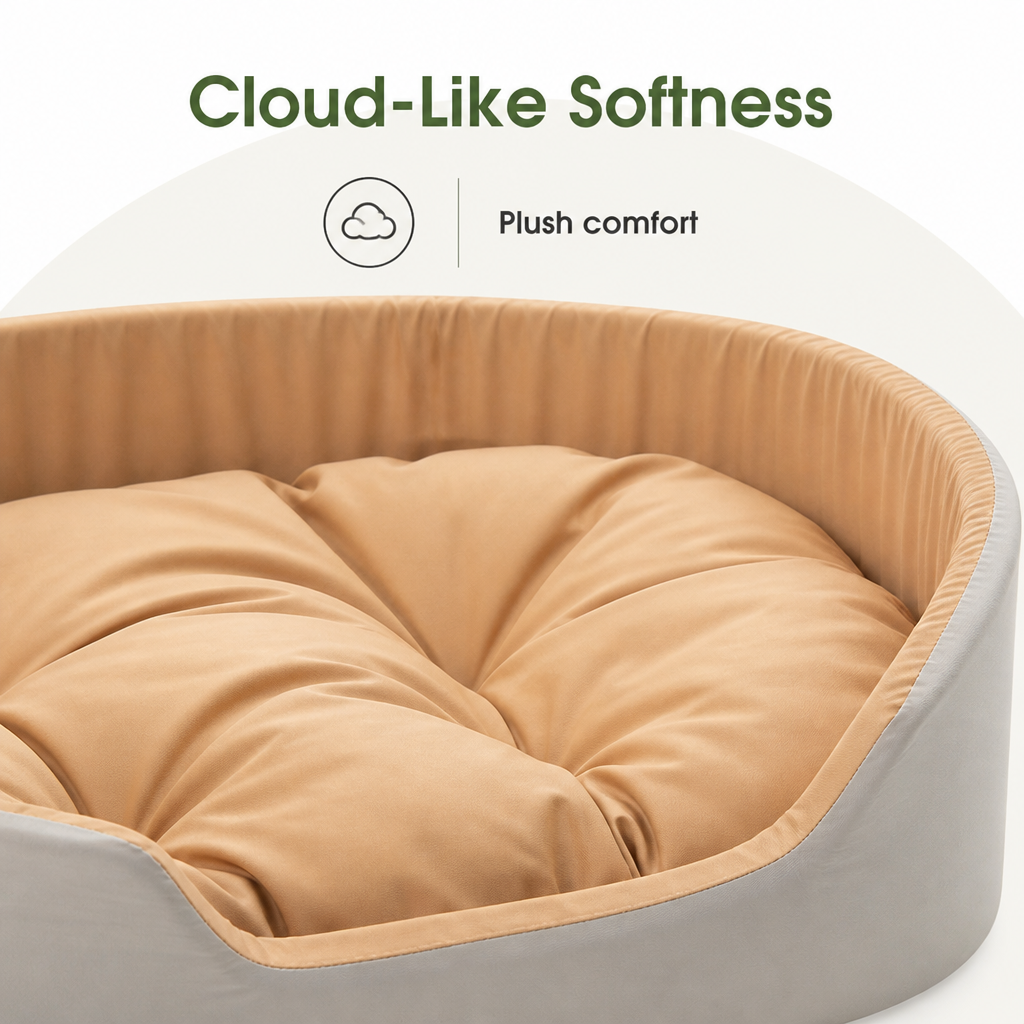 Four Seasons Thick Polyester Dog Bed
