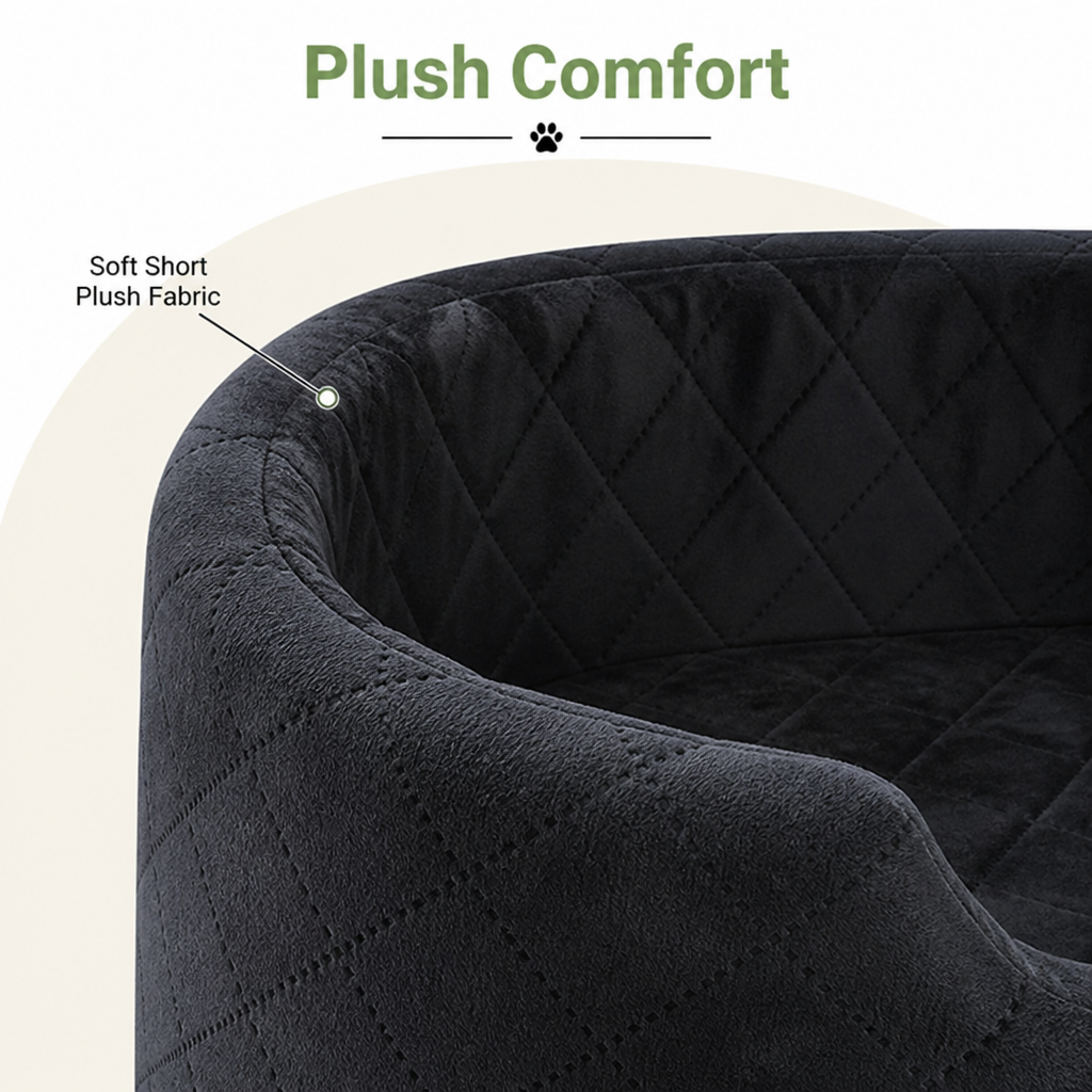 D30 Rebound Sponge Car Seat Booster (Removable Washable Cover)