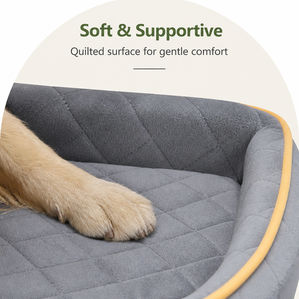 Thick Padded & Washable Booster Dog Car Seat (Detachable Cover)
