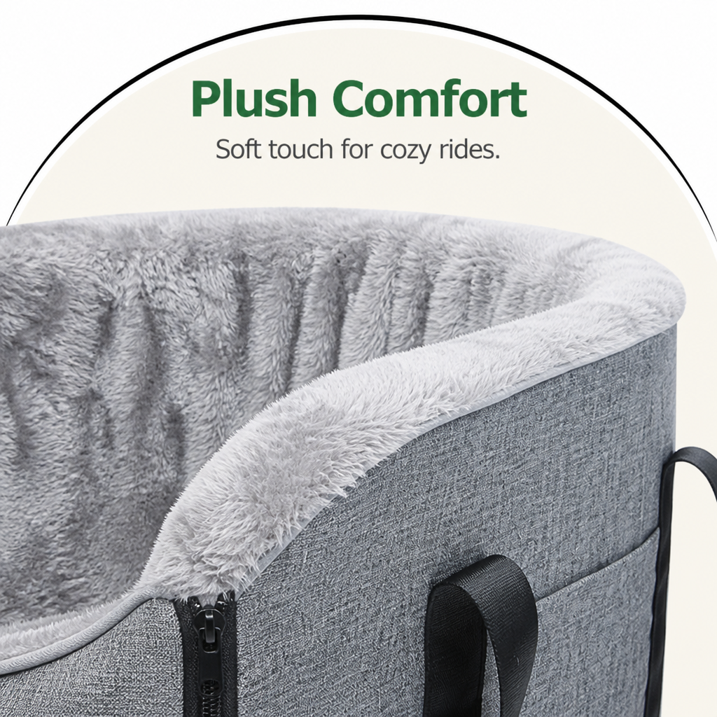 Buckle-Secure & Portable Polyester Pet Car Seat