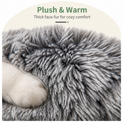 Warmth-Retaining Polyester Hooded Pet Nest