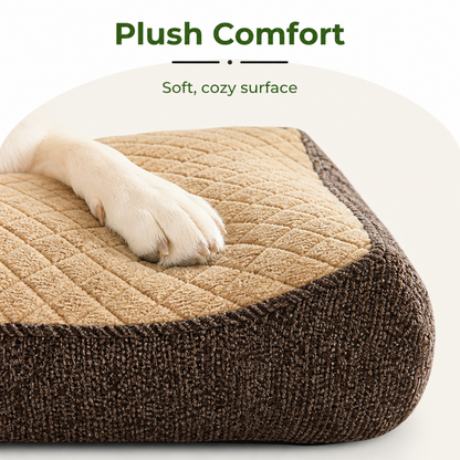 Orthopedic Memory Foam Dog Bed (Machine-Washable Cover)
