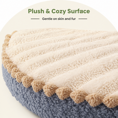 Removable Mattress & Memory Foam Round Pet Bed