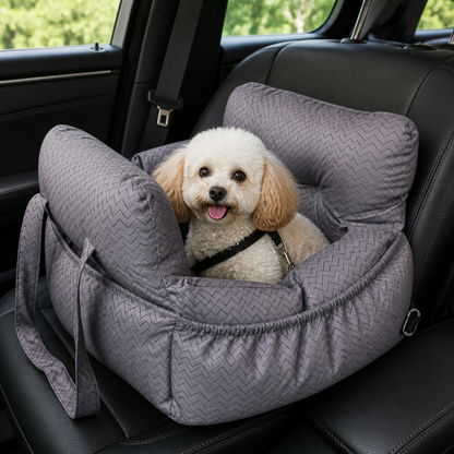 Breathable Polyester Travel Carrier (Safety Hook & Car Seat Fit)