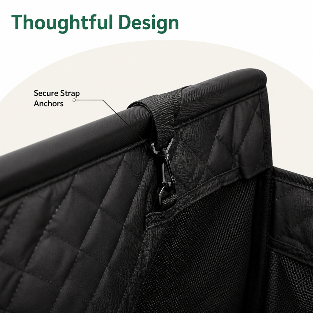 Hard Base & Rear Expanders Car Seat Cover (Large)