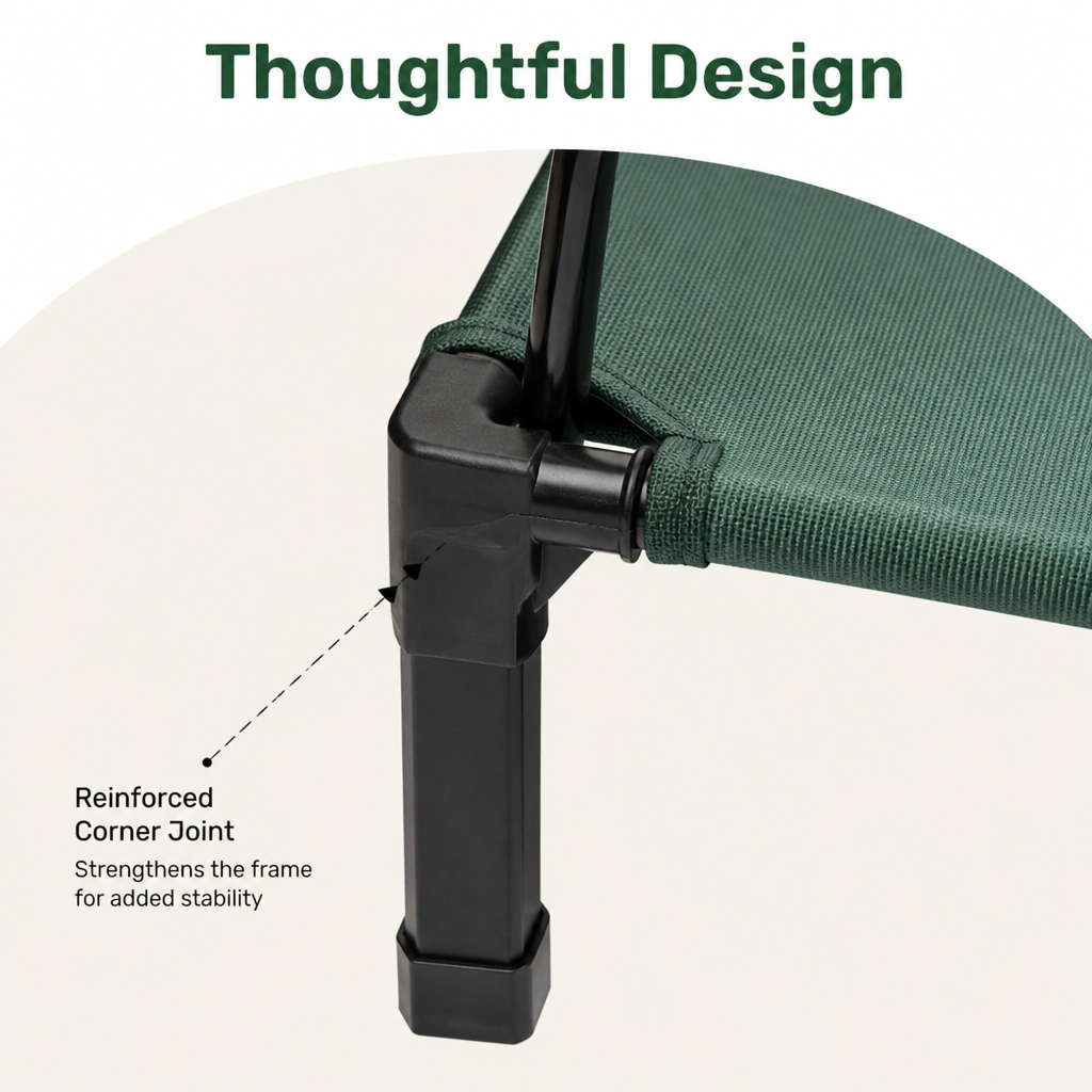Elevated Cooling Portable Nylon Dog Cot