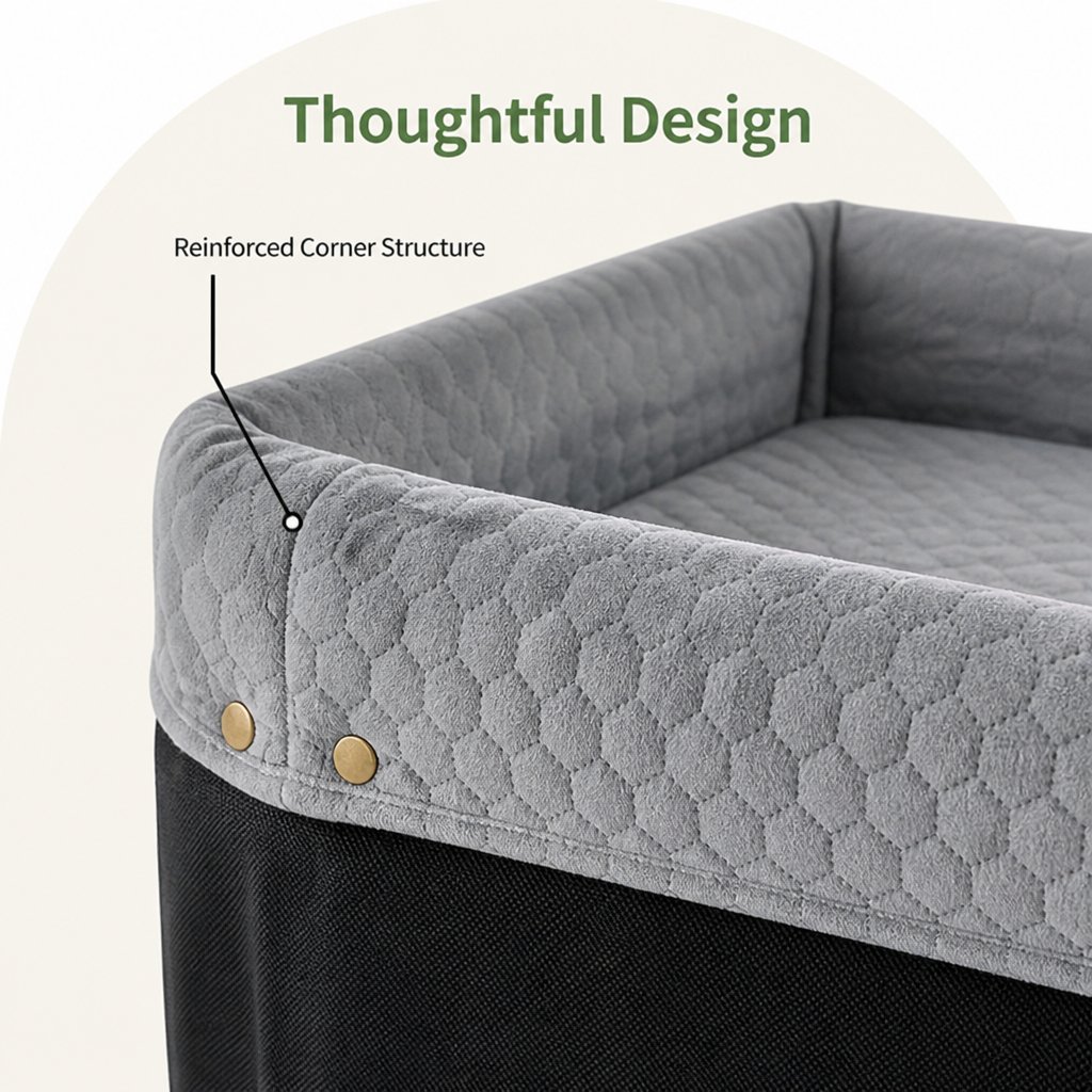 Non-Slip Memory Foam & Adjustable Straps Booster Seat (Removable Cover)