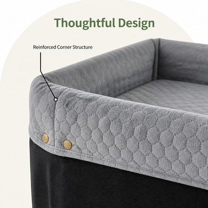 Non-Slip Memory Foam & Adjustable Straps Booster Seat (Removable Cover)