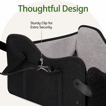 Adjustable Height & Safety Harness Car Booster Seat