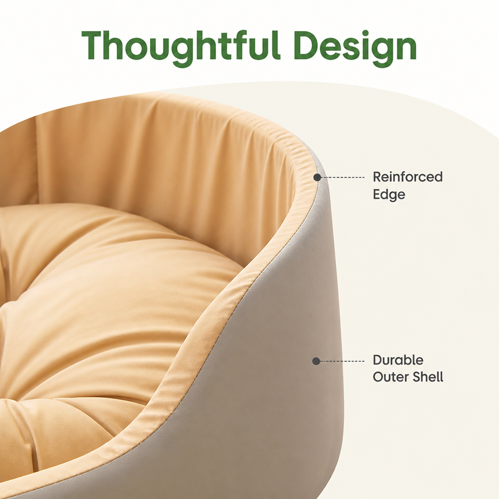 Four Seasons Thick Polyester Dog Bed