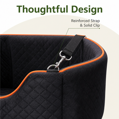 Washable Canvas & Non-Slip Car Booster Seat (Up To 40 lb)