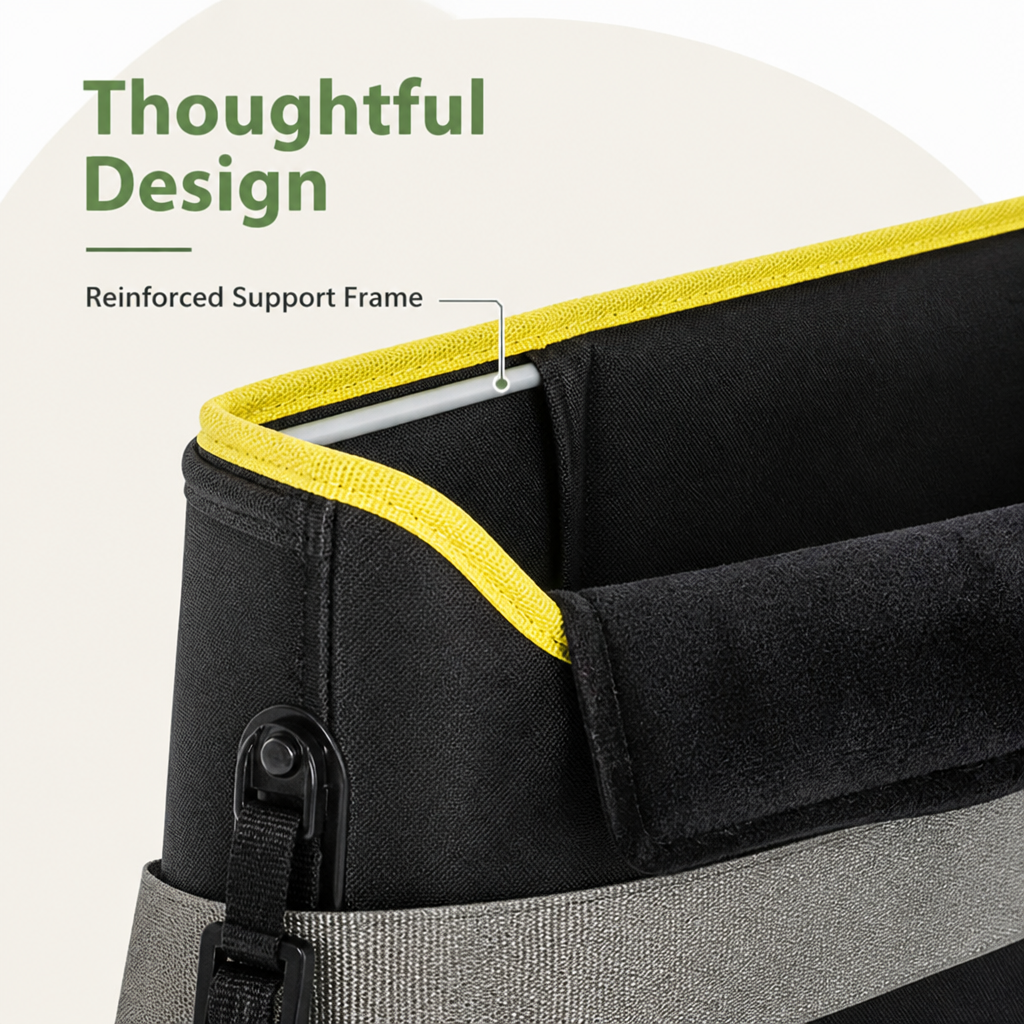 Patent Safe Buckles & Clip-On Leash Booster Seat