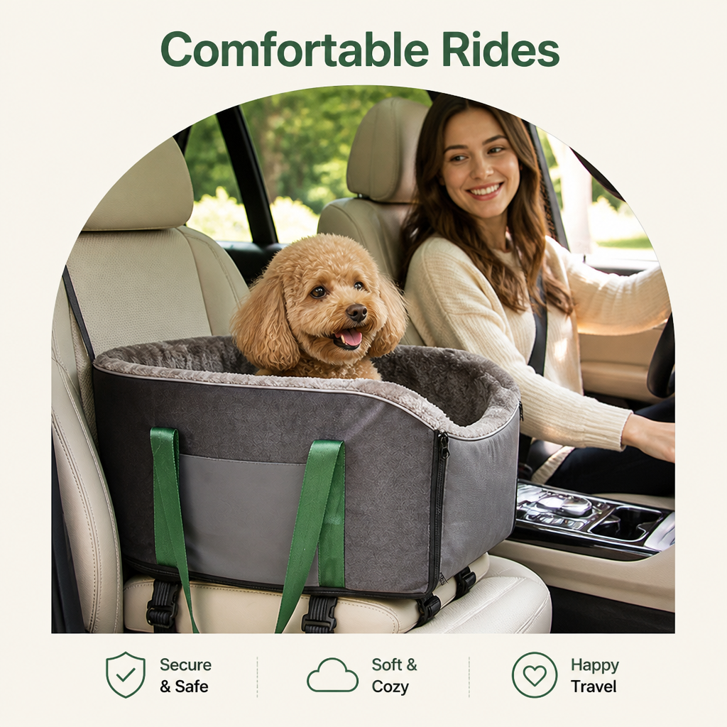 Cushioned Nest & Durable Polyester Travel Carrier