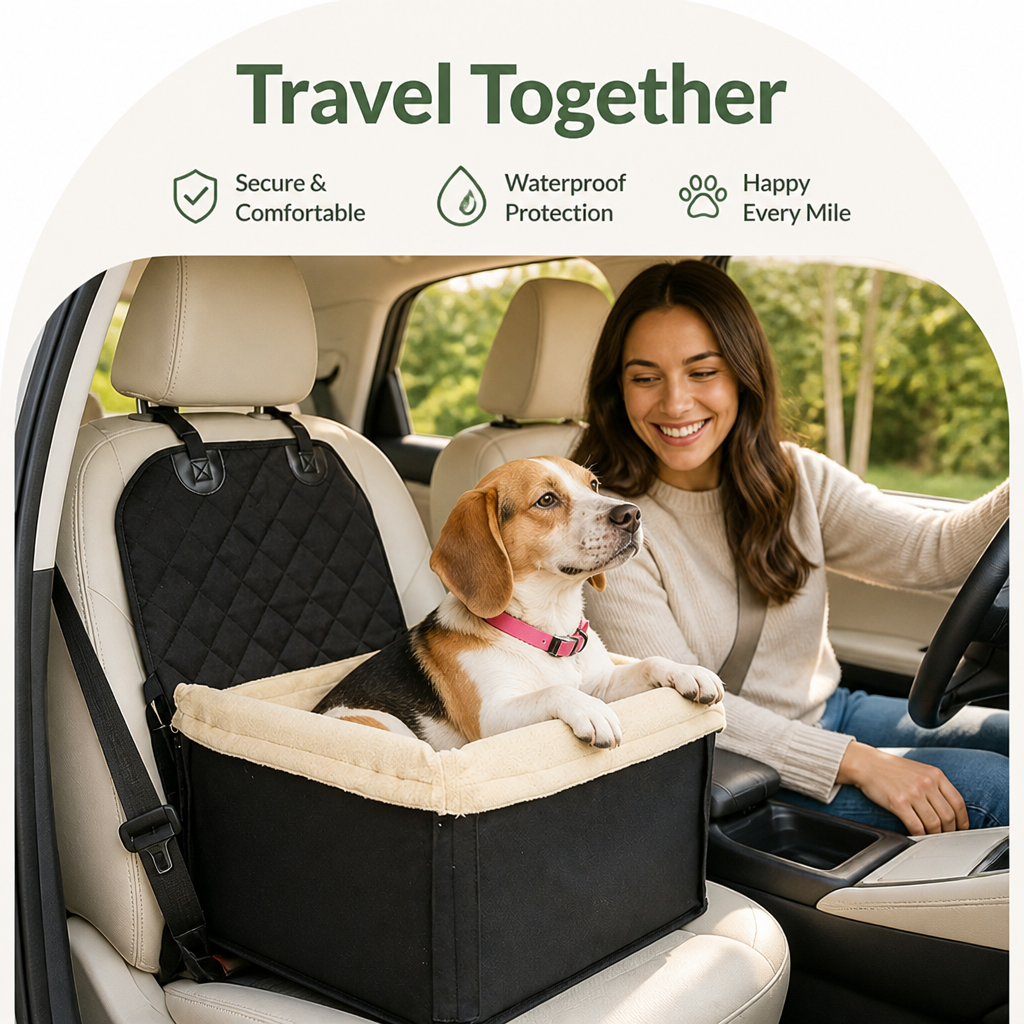 Waterproof Removable & Washable Car Booster Seat