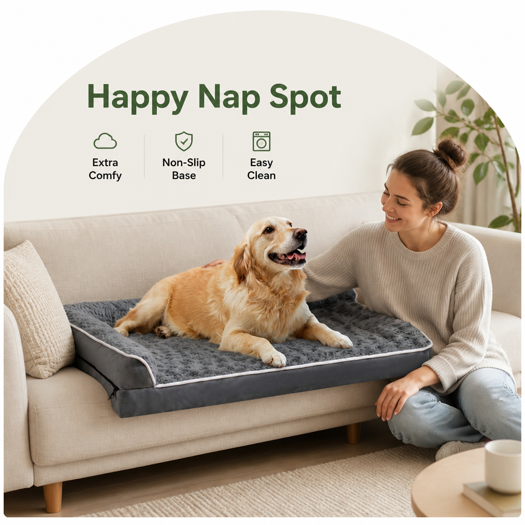 Non-Slip & Removable Cover Dog Sofa Bed