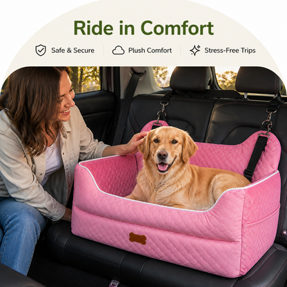 Thick Padded Dog Booster Seat (Removable & Washable Cover)