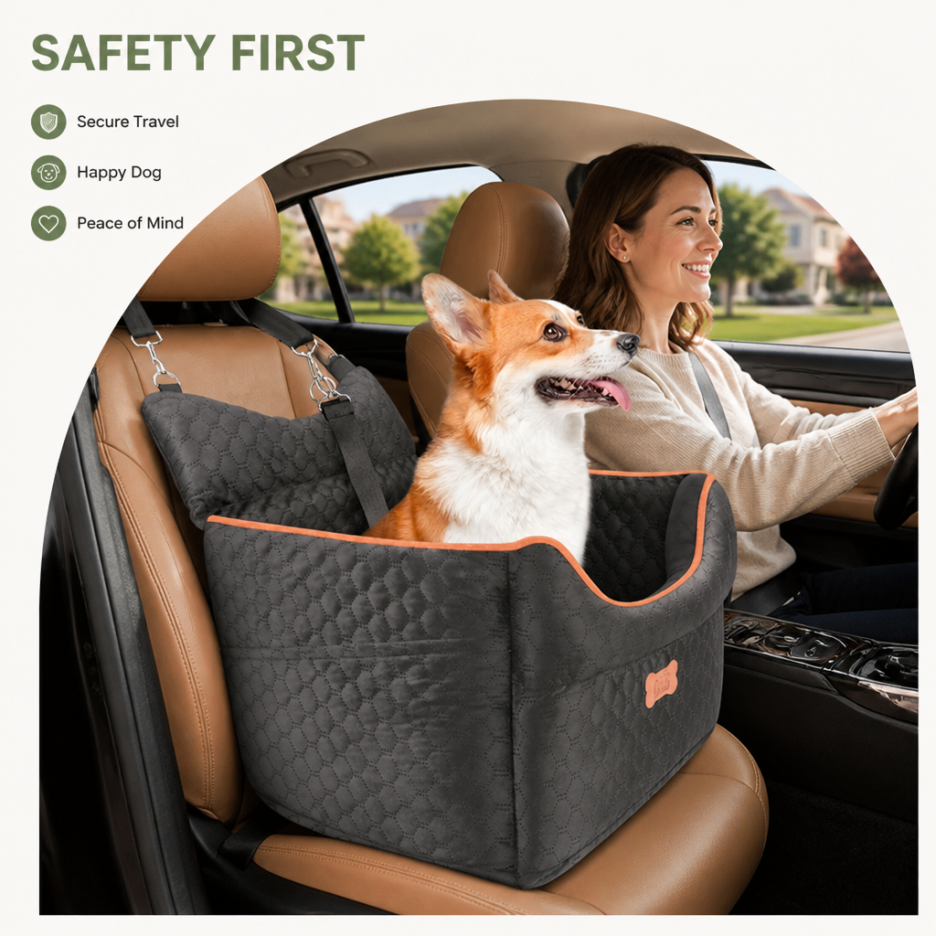 Elevated Removable & Washable Car Booster Seat