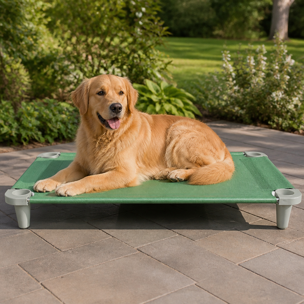 Elevated Cooling Breathable Mesh Dog Bed (Stainless Steel Frame)