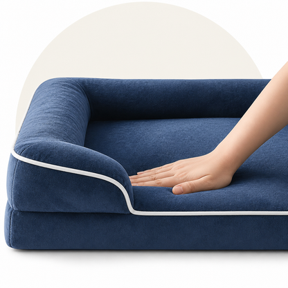 Orthopedic Support Foam & Anti-Skid Bottom Dog Bed (Detachable Cover)
