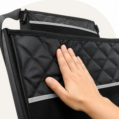 Oxford Fabric & Machine-Washable Car Seat Extender (Storage Pocket)