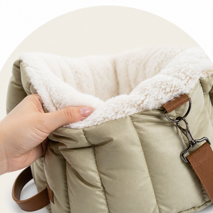 Plush Fleece Car Seat & Travel Carrier