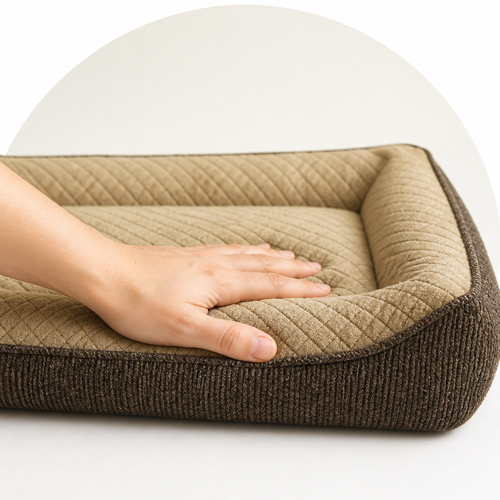 Orthopedic Memory Foam Dog Bed (Machine-Washable Cover)