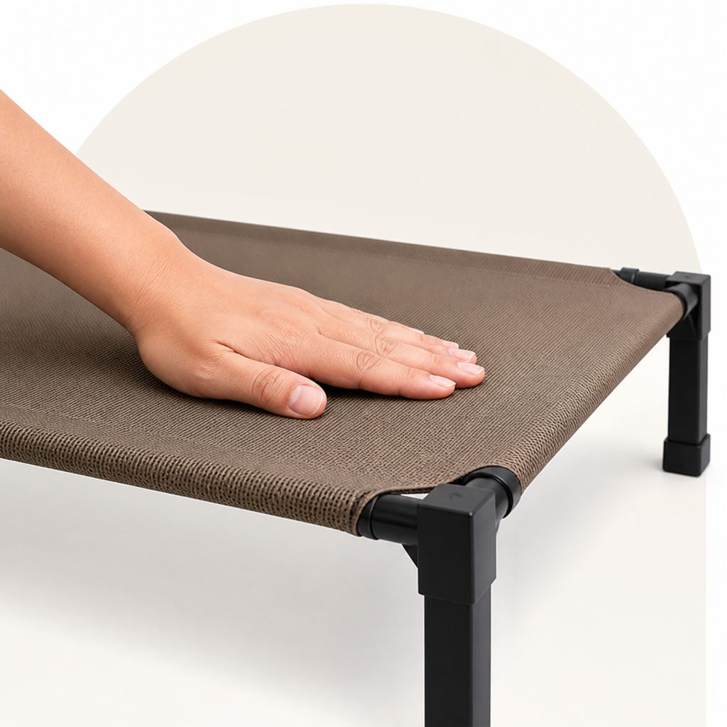 Elevated Washable Breathable Mesh Dog Bed