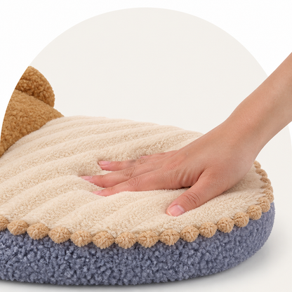 Removable Mattress & Memory Foam Round Pet Bed